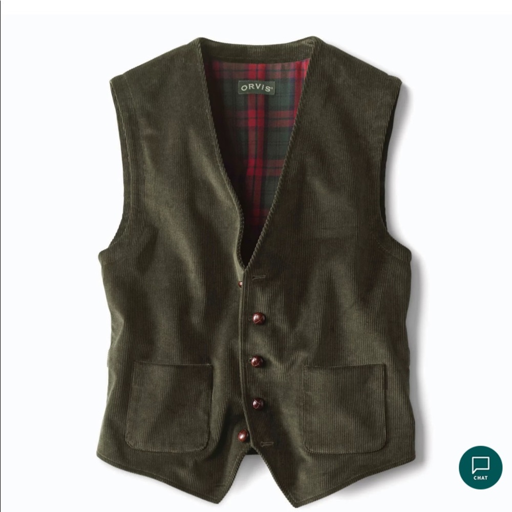 Orvis Olive Green Vest